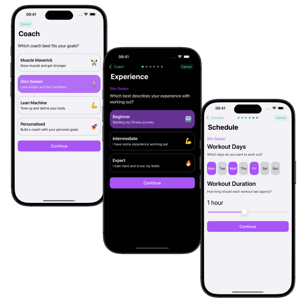 Choose your AI Coach